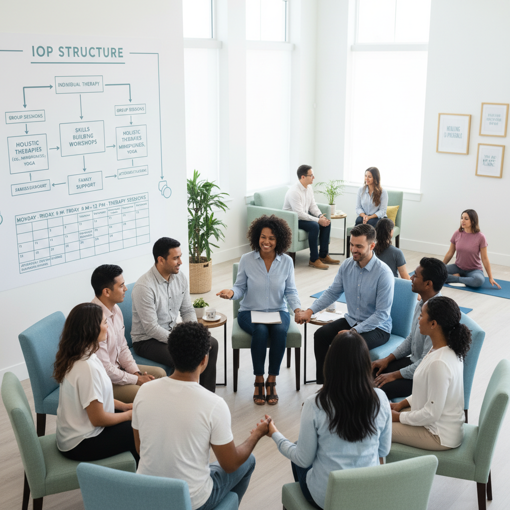 intensive outpatient program therapy structure